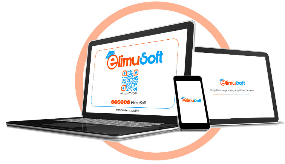 Interface de gestion scolaire ElimuSoft